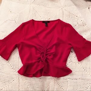 Forever 21 cropped Baby doll Top